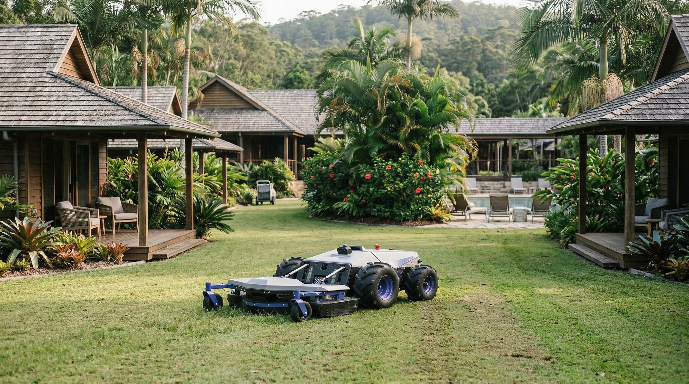 PANDAG G1 on boutique resort grounds between timber guest villas